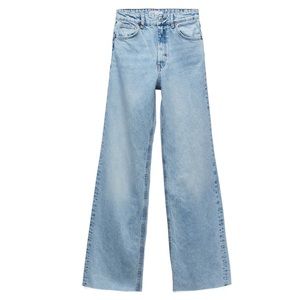 ZARA high waist wide leg jeans